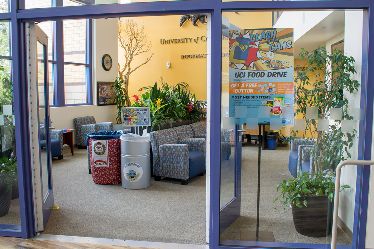 Clash of the Cans and Toy Drive in the Information Center